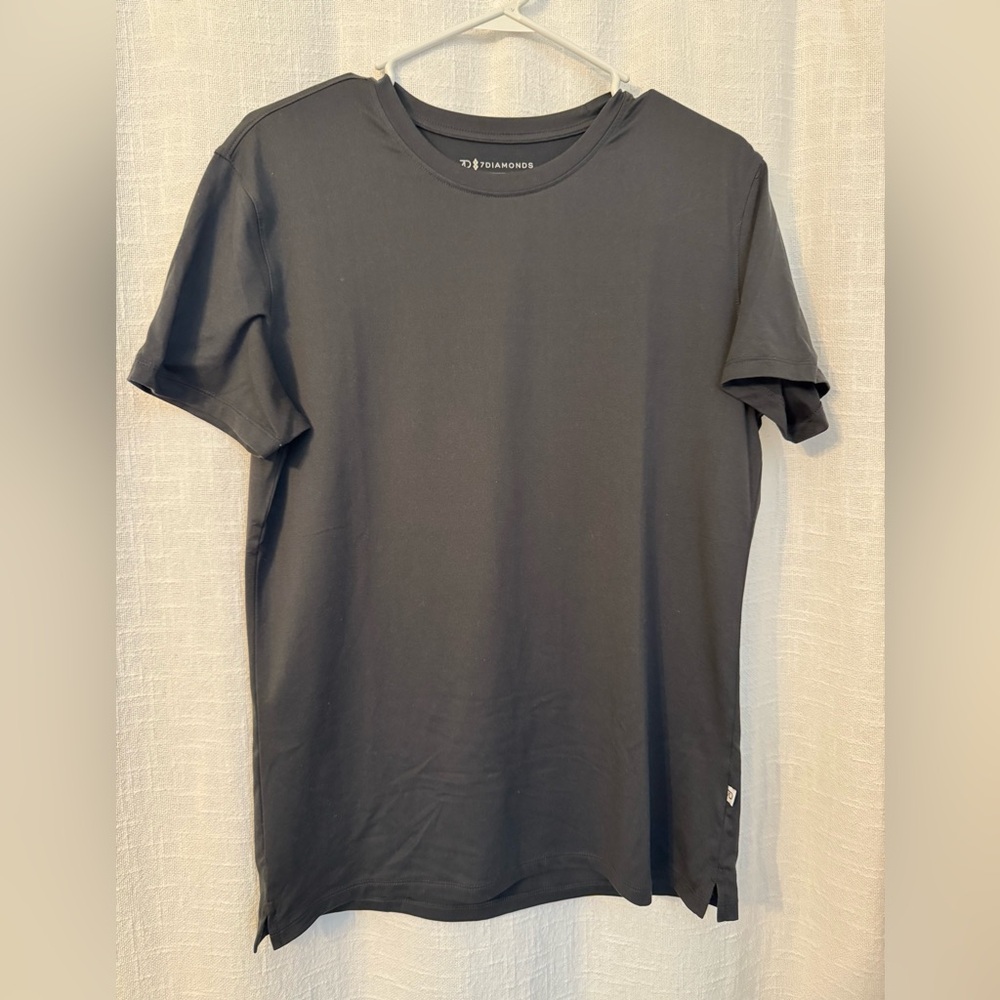 7 Diamonds Charcoal Short Sleeve Tee